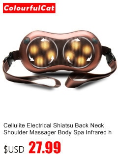 Electric Neck Roller Massager for Back Pain Shiatsu Infrared lamp Massage Pillow  Gua Sha Products Body Health Care Relaxation