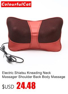 Electric Neck Roller Massager for Back Pain Shiatsu Infrared lamp Massage Pillow  Gua Sha Products Body Health Care Relaxation