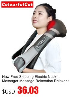 Electric Neck Roller Massager for Back Pain Shiatsu Infrared lamp Massage Pillow  Gua Sha Products Body Health Care Relaxation