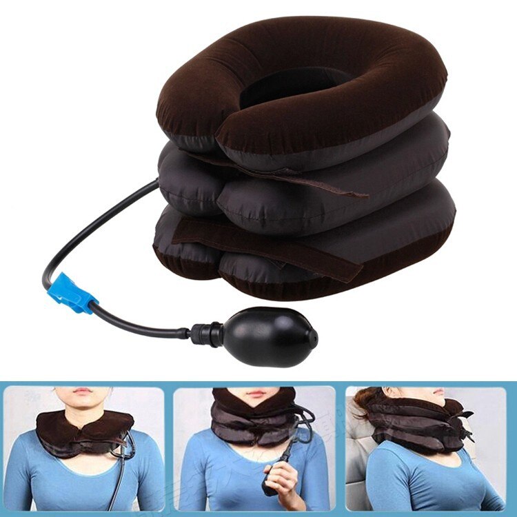 Inflatable Neck Massage Pillow Health Care Neck Relaxation Cervical Soft Neck Device Cervical Traction Comfortable Device Drop