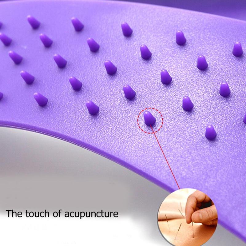 1pc Back Stretch Equipment Massager Magic Stretcher Fitness Lumbar Support Relaxation Spine Pain Relief Corrector Health Care