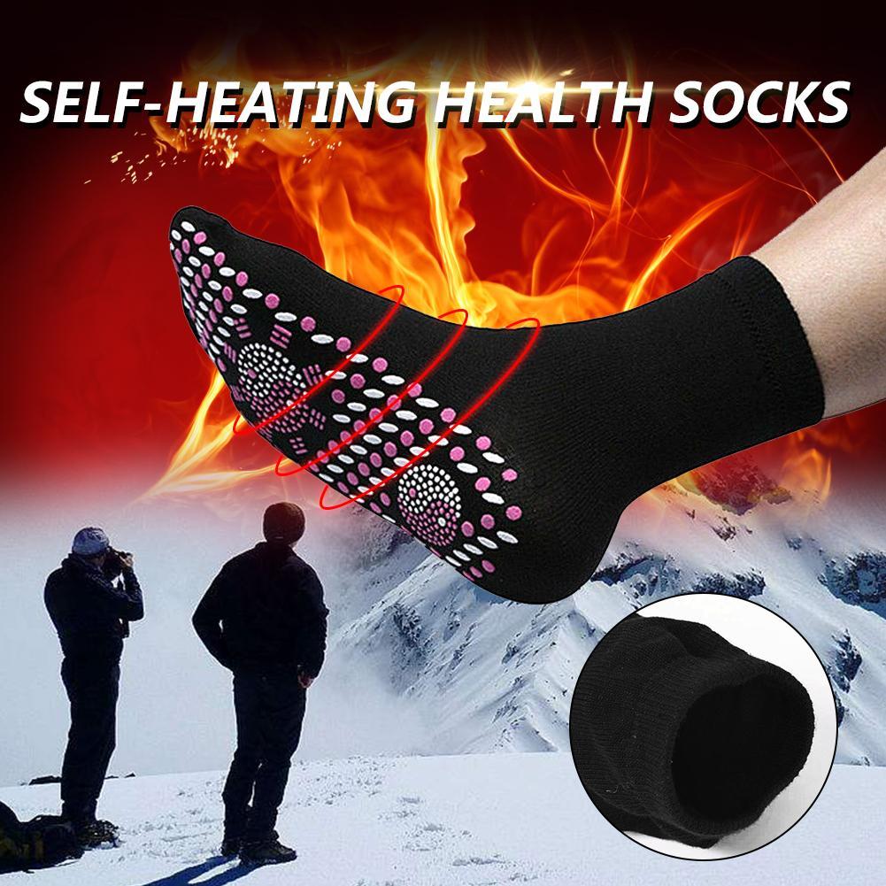 Self-heating physiotherapy socks Tourmaline Magnetic Therapy foot massage warm socks Healthy care Arthritis feet Massager