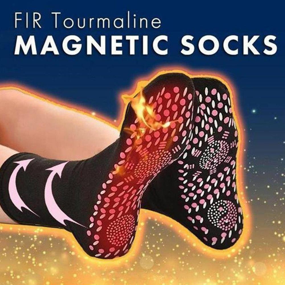 Self-heating physiotherapy socks Tourmaline Magnetic Therapy foot massage warm socks Healthy care Arthritis feet Massager