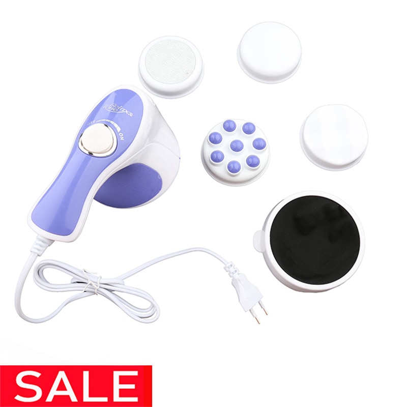 5 Headers Spin Body Massager Relax Spin Tone Slimming Lose Weight Burn Fat Full Body Massage Device