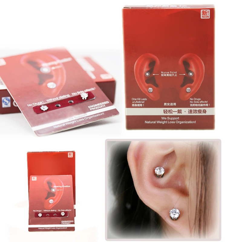 OOTDTY New Earring Wearing Slimming Natural Weight Loss Organization Without Dieting 3T1805