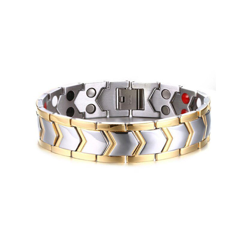 Men's Bracelet Bracelets Energy Germanium Magnetic Tourmaline Bracelet Health Care Jewelry For Women Bracelets Bangle Slimming