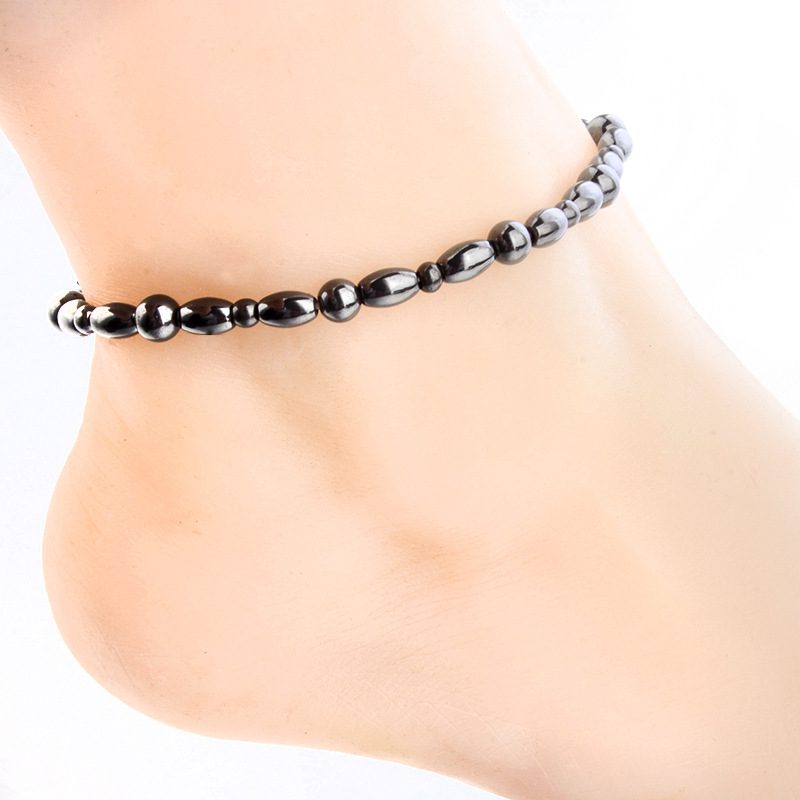 Magnetic Slimming Anklet Bracelet Black Gallstone Weight Loss Stimulating Acupoints Therapy Fat Burning Health Care