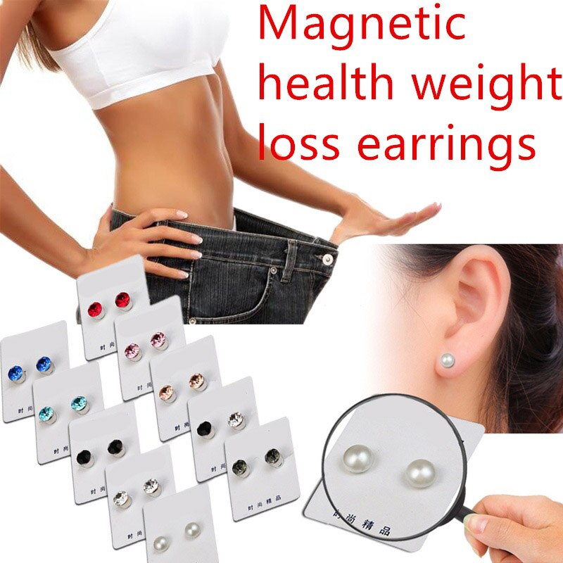 Lose Weight Magnetic Health Jewelry Magnetic Slimming Earrings Slimming Patch Magnets Of Lazy Paste Slim Patch