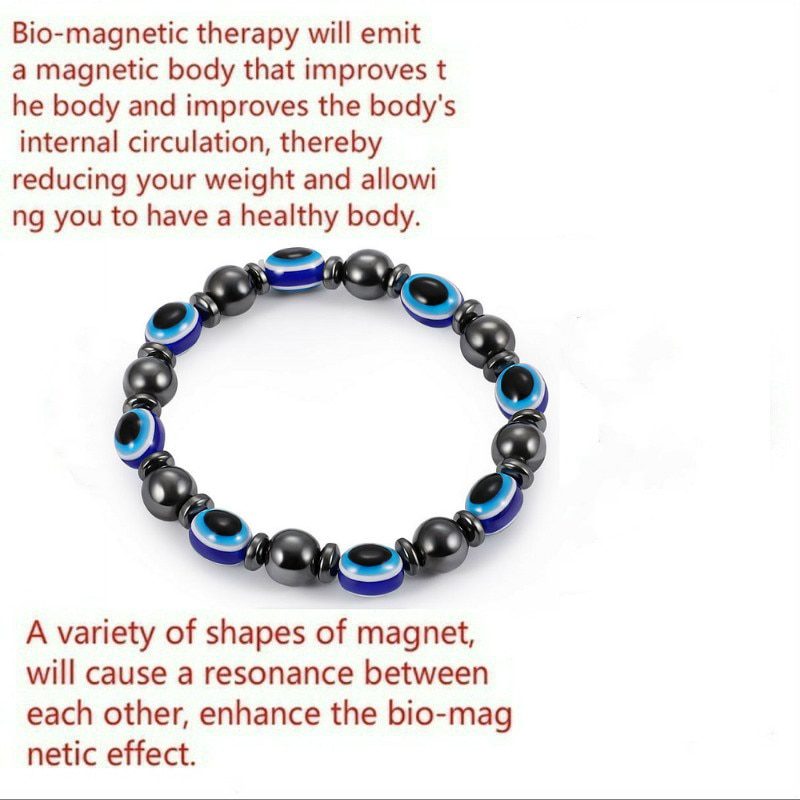 Magnetic therapy Health care Loss Weight Effective Black Stone Bracelets slimming Stimulating Acupoints  Arthritis Pain Relief