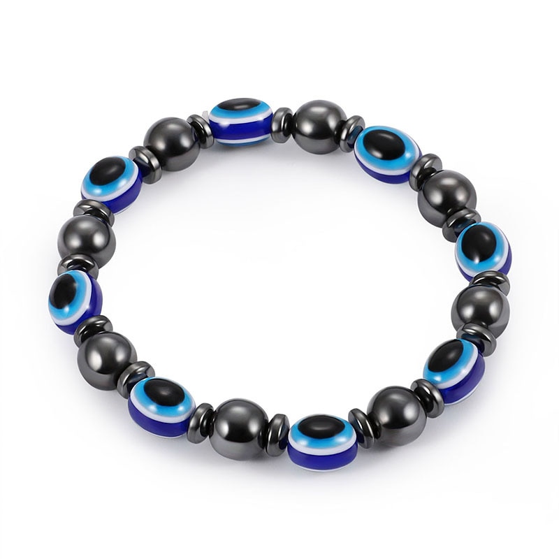 Magnetic therapy Health care Loss Weight Effective Black Stone Bracelets slimming Stimulating Acupoints  Arthritis Pain Relief