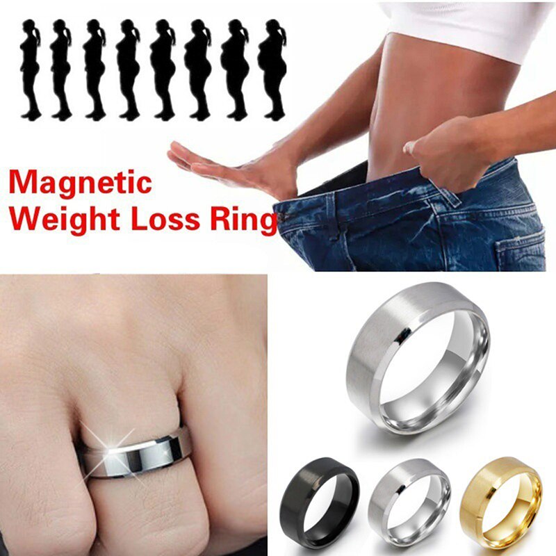 Magnetic Medical Magnetic Weight Loss Ring Slimming Tools Fitness Reduce Weight Ring String Stimulating Acupoints Gallstone Ring