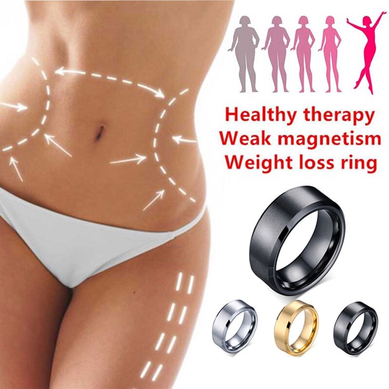 Magnetic Medical Magnetic Weight Loss Ring Slimming Tools Fitness Reduce Weight Ring String Stimulating Acupoints Gallstone Ring