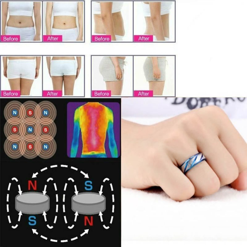 Hot Slimming Ring Magnetic Weight Loss Ring Fitness Reduce Weight Ring String Stimulating Acupoints Gallstone Slimming Products