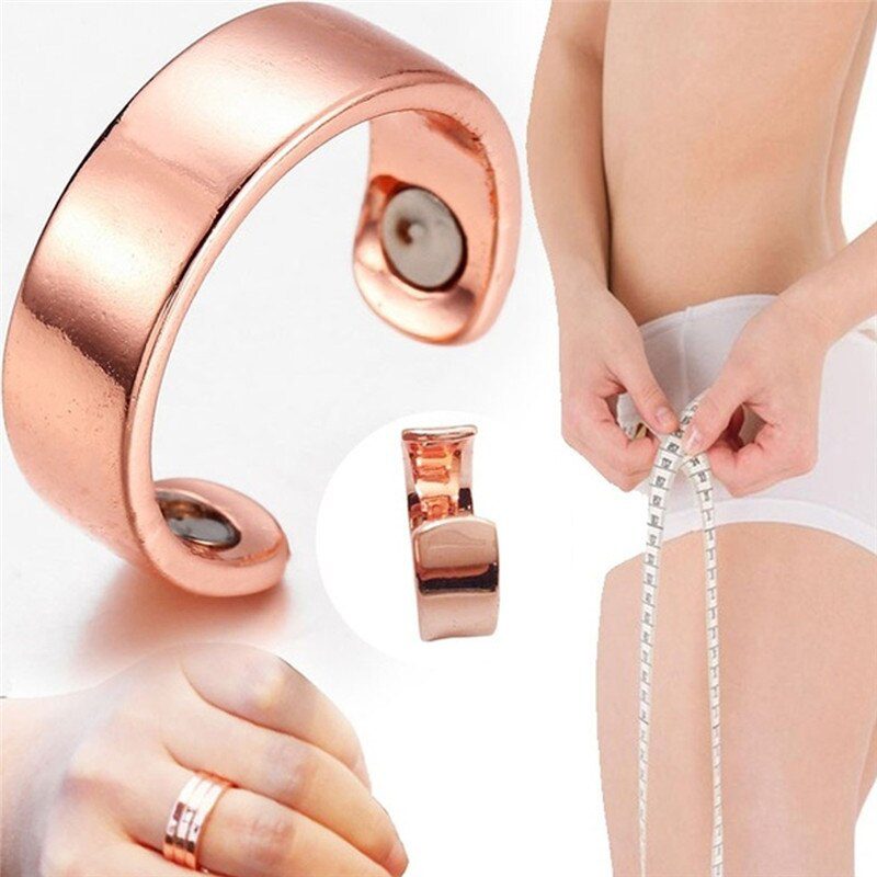 Magnetic Medical Weight Loss Ring Slimming Tools Fitness Reduce Weight Ring String Stimulating Acupoints Gallstone Ring #290122