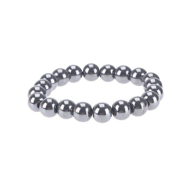 Body Slimming Weight Loss Anti-Fatigue Healing Bracelet White Cat Eye Bead Stretch Bracelet Magnetic Therapy Bead Slim For Women