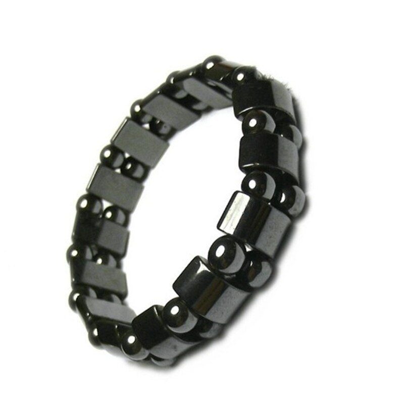 Magnetic therapy Health care Loss Weight Effective Black Stone Bracelets slimming Stimulating Acupoints Arthritis Pain Relief