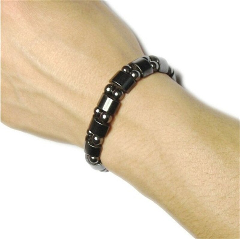 Magnetic therapy Health care Loss Weight Effective Black Stone Bracelets slimming Stimulating Acupoints Arthritis Pain Relief