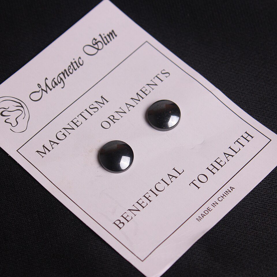 1 pair Magnetic Slimming Earrings Slimming Patch Lose Weight Magnetic Health Magnets Of Lazy Paste Slim Patch