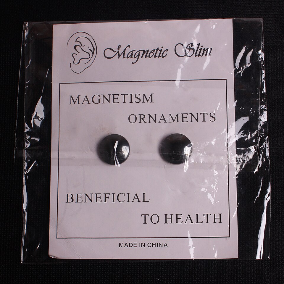 1 pair Magnetic Slimming Earrings Slimming Patch Lose Weight Magnetic Health Magnets Of Lazy Paste Slim Patch
