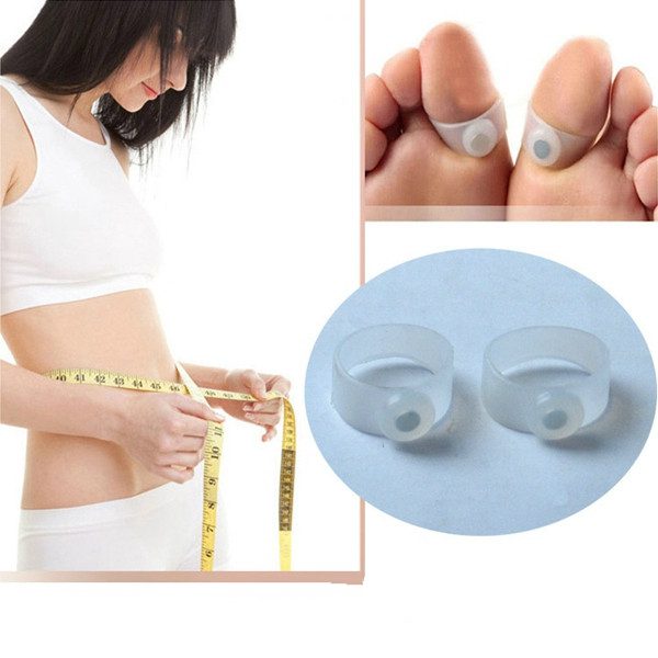 Silicone Foot Massage Magnetic Toe Ring Fat Burning Slimming Burn Women Lose Weight Fast Reduce Body Tool Anti Cellulite