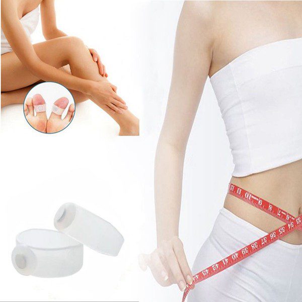 Silicone Foot Massage Magnetic Toe Ring Fat Burning Slimming Burn Women Lose Weight Fast Reduce Body Tool Anti Cellulite