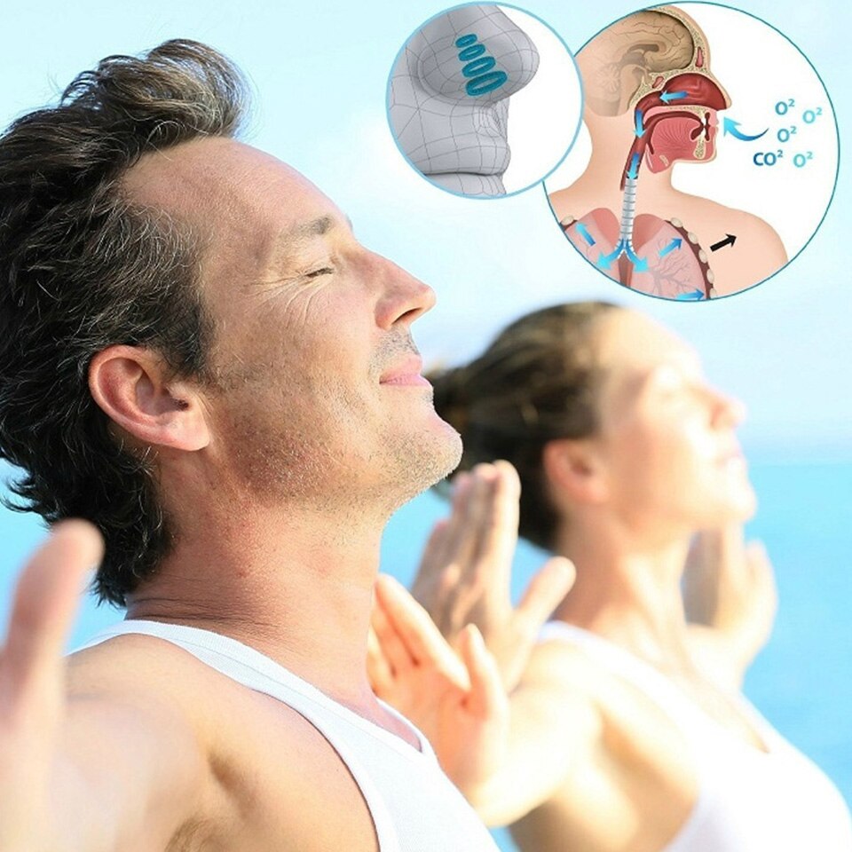 Silicone Magnetic Anti Snoring Nose Breathing Snore Stopper Antisnoring Device For Sleeping Apnea With Case