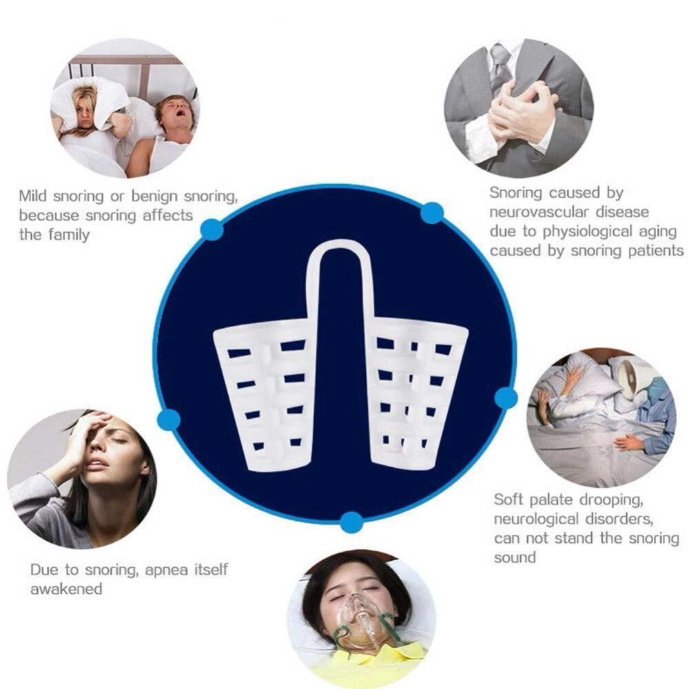 8Pcs/Box Anti Snore Apnea Nose Clip Anti-Snoring Breathe Aid Stop Snore Device Sleeping Aid Equipment Stop Snoring