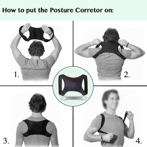 New Spine Posture Corrector Protection Back Shoulder Posture Correction Band Humpback Back Pain Relief Corrector Brace