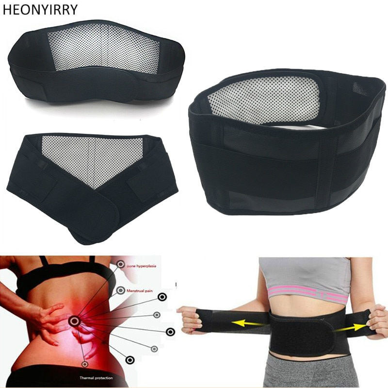 Adjustable Waist Tourmaline Self heating Magnetic Therapy Back Waist Support Belt Lumbar Brace Massage Band Health Care