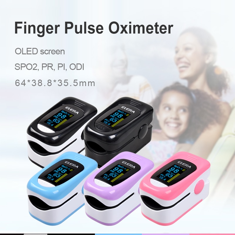 New!! Finger Pulse Oximeter With Case Fingertip Oximetro de pulso de dedo LED Pulse Oximeters Saturator Pulsioximetro