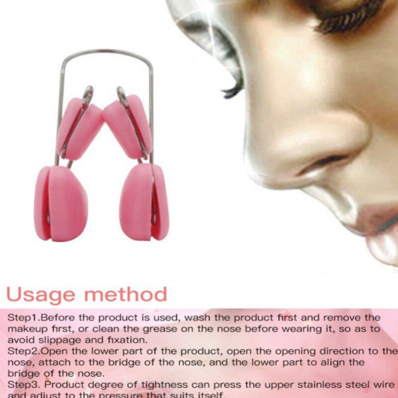 Nose Up Lifting Shaping Shaper Orthotics Clip Beauty Nose Slimming Massager Straightening Clips Tool Nose Up Clip Corrector