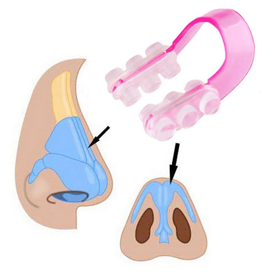 1Pcs Fashion Nose Up Shaping Shaper Lifting Bridge Straightening Beauty Nose Clip Face Fitness Facial Clipper Corrector Tool