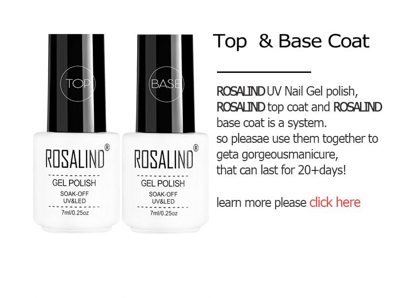 ROSALIND Gel Polish Set All For Manicure Semi Permanent Vernis top coat UV LED Gel Varnish Soak Off Nail Art Gel Nail Polish ROSALIND Gel Polish Set All For Manicure Semi Permanent Vernis top coat UV LED Gel Varnish Soak Off Nail Art Gel Nail Polish