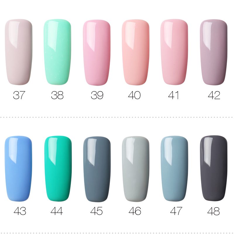 ROSALIND Gel Polish Set All For Manicure Semi Permanent Vernis top coat UV LED Gel Varnish Soak Off Nail Art Gel Nail Polish