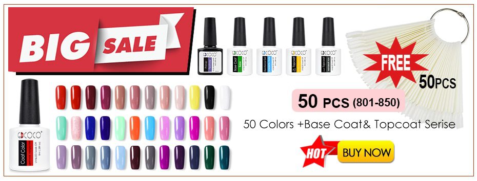 #86102 GDCOCO 2019 New Arrival Primer Gel Varnish Soak Off UV LED Gel Nail Polish Base Coat No Wipe Top Color Gel Polish