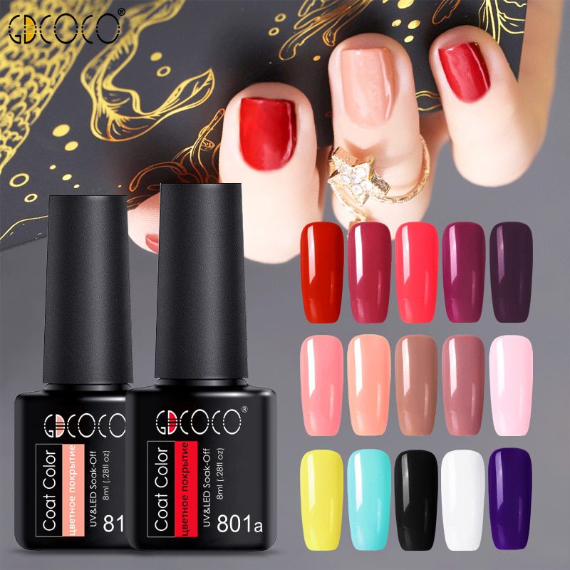 #86102 GDCOCO 2019 New Arrival Primer Gel Varnish Soak Off UV LED Gel Nail Polish Base Coat No Wipe Top Color Gel Polish