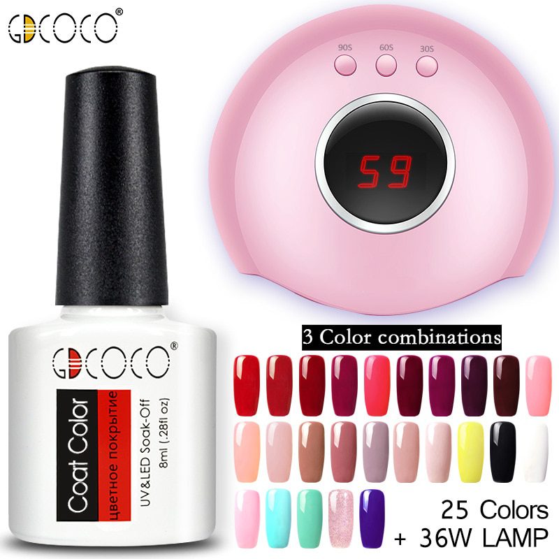 #86102 GDCOCO 2019 New Arrival Primer Gel Varnish Soak Off UV LED Gel Nail Polish Base Coat No Wipe Top Color Gel Polish