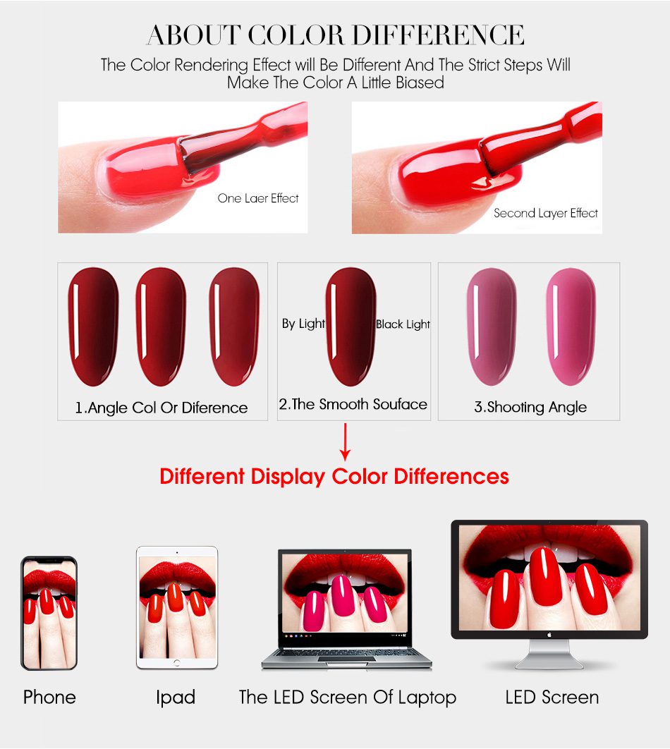 MORDDA 8 ML Gel Polish UV LED Nail Varnish For Manicure 60 Colors Gel Lacquer Semi Permanent Gel Paint Nail Art DIY Design Tools