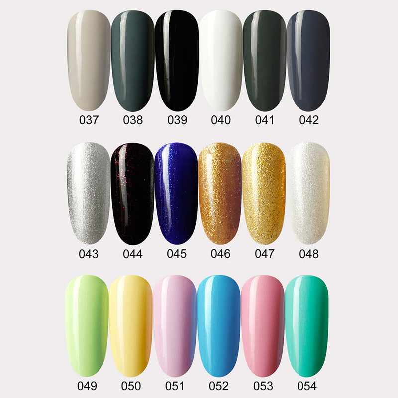 8ml UV Gel Nail Polish Top coat 2pcs Base and Top coat Varnishes Nail Gel primer Long Lasting Soak off  UV Gel Nail Art Manicure