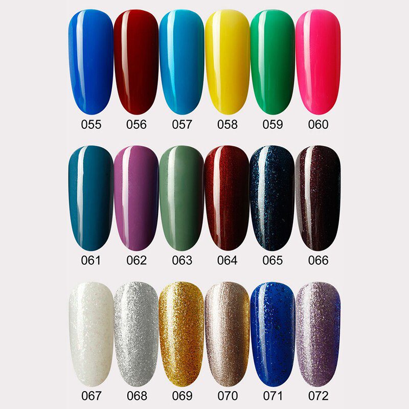 8ml UV Gel Nail Polish Top coat 2pcs Base and Top coat Varnishes Nail Gel primer Long Lasting Soak off  UV Gel Nail Art Manicure