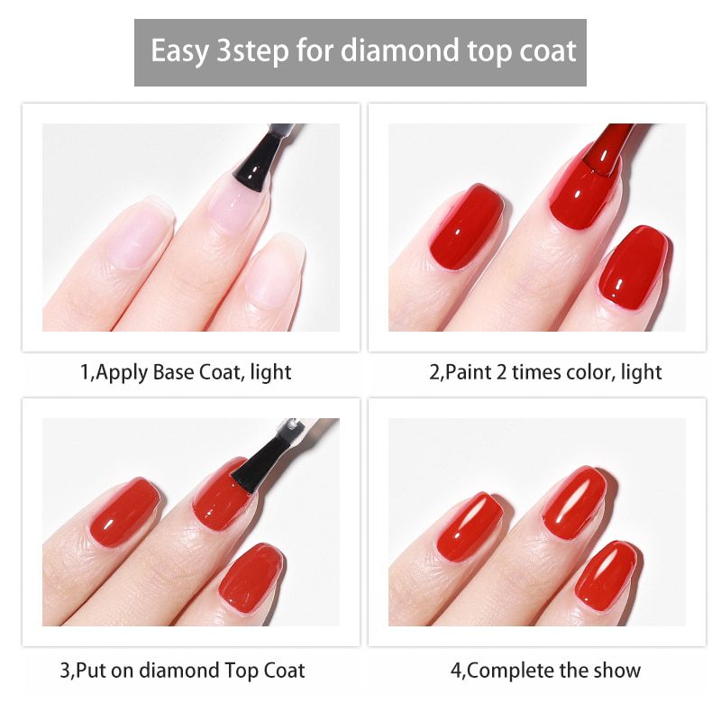 8ml UV Gel Nail Polish Top coat 2pcs Base and Top coat Varnishes Nail Gel primer Long Lasting Soak off  UV Gel Nail Art Manicure