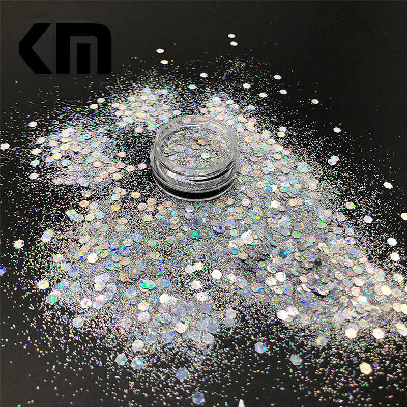 KM GLITTER Top Popular Best Sales Chunky Mixed Fairy Face Body Craft Rose Sequins Manicure Rose Gold Glitter for Nail Decoration