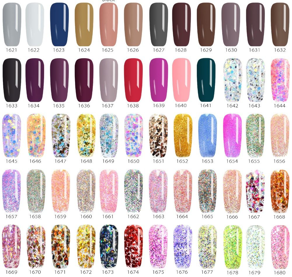 Venalisa color Gel Paint uv Nail Gel Soak Off Nail Art led nail lacquer 60 colors glitter rainbow Painting Gel nail polish