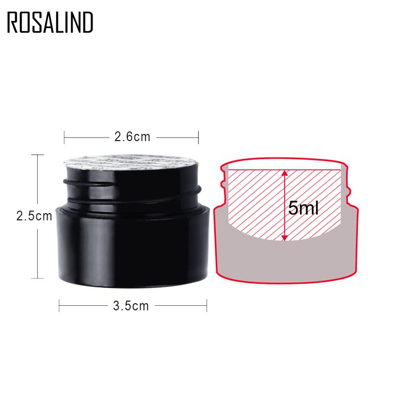 ROSALIND 5ML Painting Gel Varnish 142 Colors Gel Nail Polish Set For Manicure DIY Top Base Coat Hybird Design Of Nail Art Primer