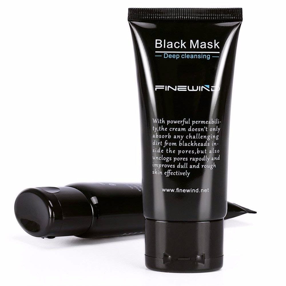 Mabox Black Mask Peel Off Bamboo Charcoal Purifying Blackhead Remover Mask Deep Cleansing for AcneScars Blemishes WrinklesFacial