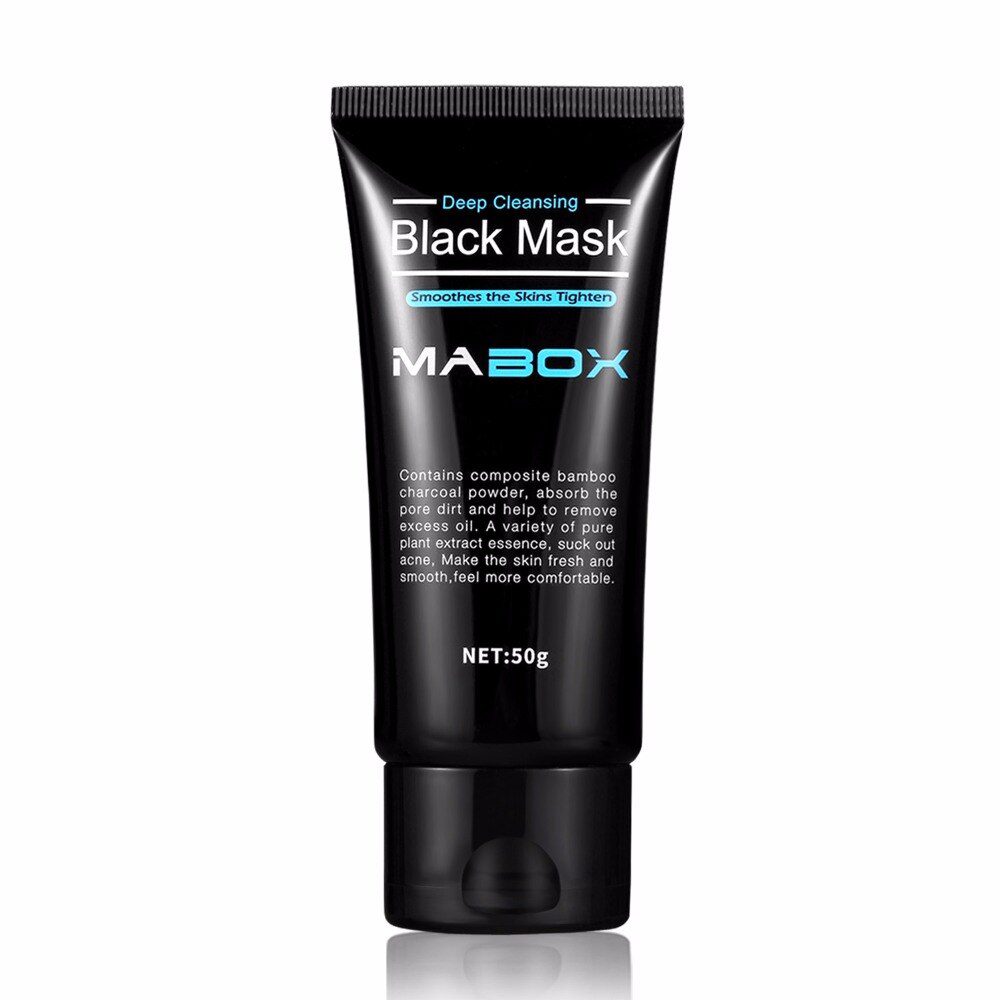 Mabox Black Mask Peel Off Bamboo Charcoal Purifying Blackhead Remover Mask Deep Cleansing for AcneScars Blemishes WrinklesFacial