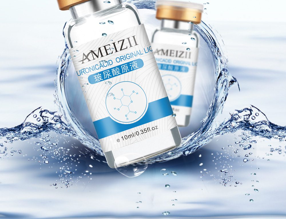 AMEIZII Snail Essence Hyaluronic Acid Serum Moisturizing Whitening Lifting Firming Essence Anti-Aging Face Skin Care Repair 1Pcs