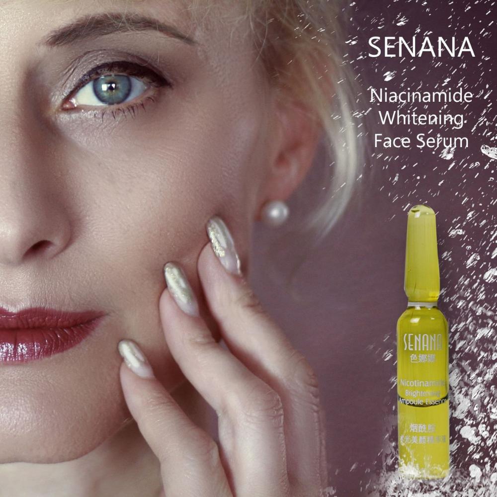 SENANA Hyaluronic Acid Face Serum 24k gold Nicotinamide Ampoule Anti-Aging Shrink pores Anti-Ance Whitening Moisturizing essence