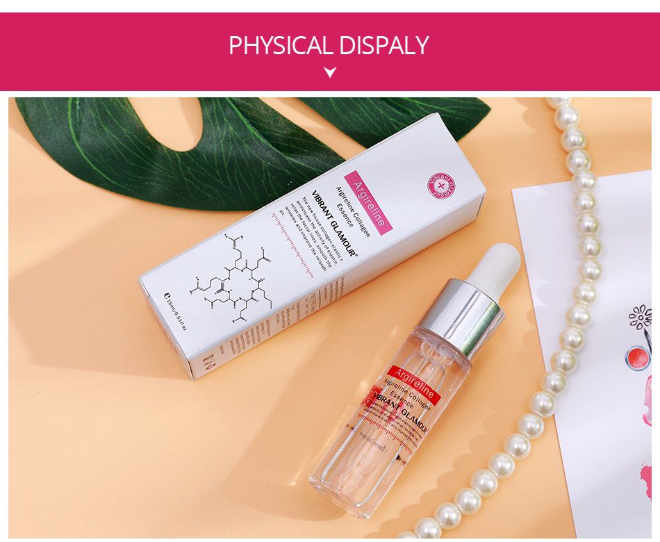 VIBRANT GLAMOUR Argireline Collagen Face Serum Anti-Aging Wrinkle essence cream Lift Firming Whitening Moisturizing Skin Care