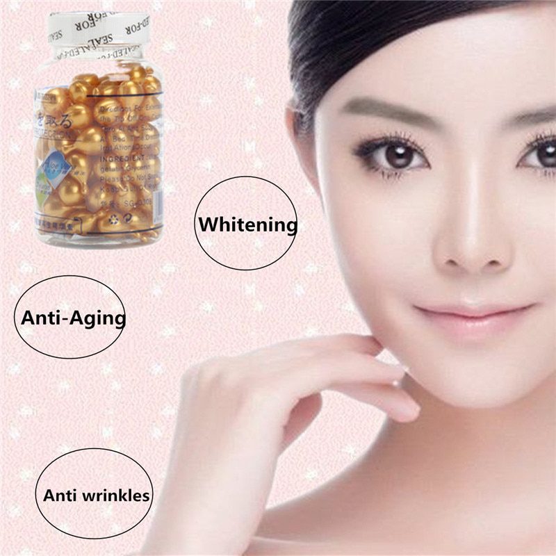 90Pcs Vitamin E Extract Face Cream Anti Wrinkle Whitening Cream Anti Aging Moisturizing Wrinkle Remove Face Care